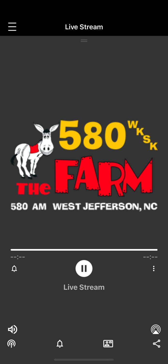 580 WKSK and 93.5 FM The Farm