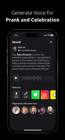 Game screenshot AI Celebrity Voice Changer App hack