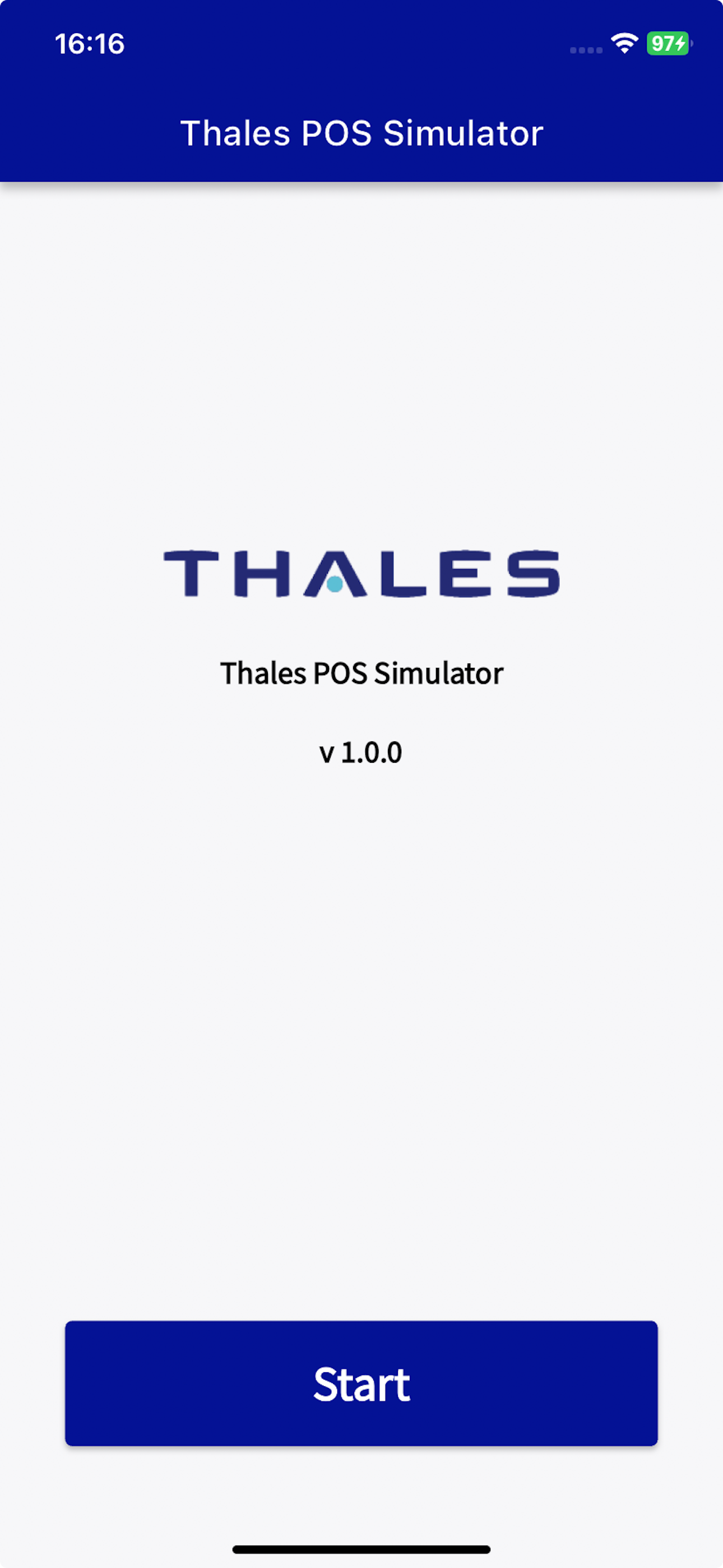 Thales POS Simulator