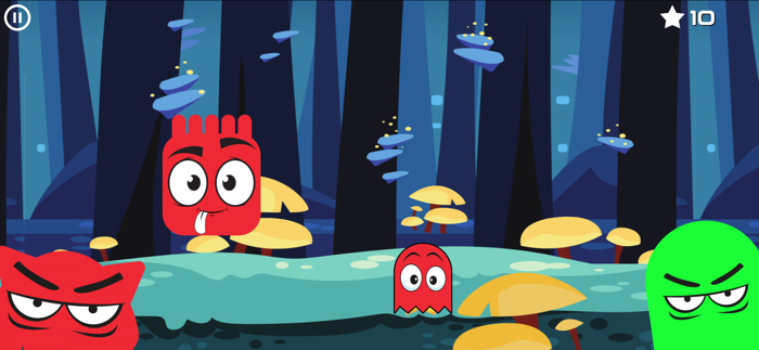 Monster Hop Cartoon Kid Puzzle