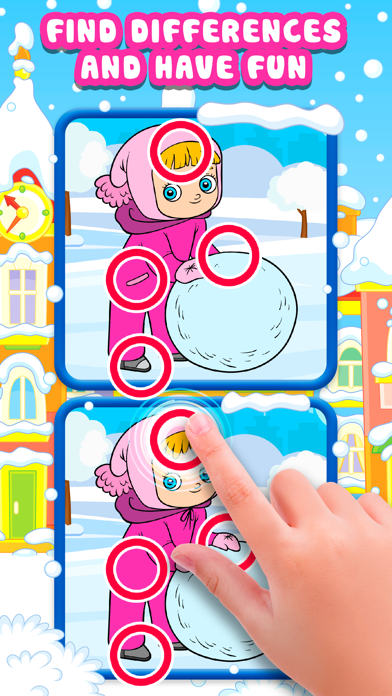 Spot 5 Differences Girls Games Screenshot