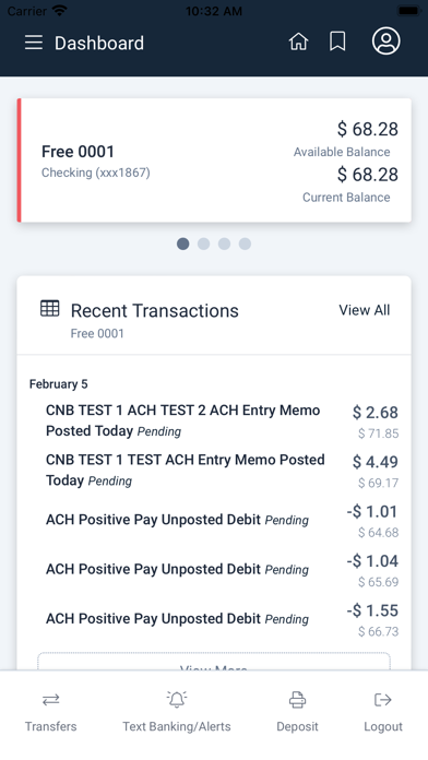 Stride-Mobile Banking Screenshot