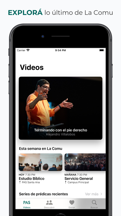 Comunidad PAS Screenshot
