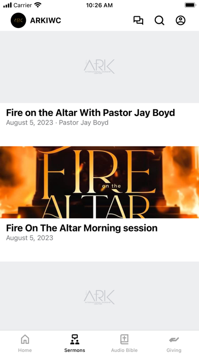 The Ark International Worship Screenshot