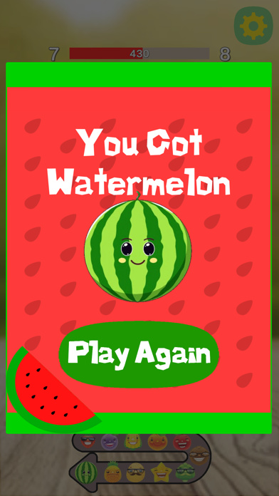 Watermelon game Merge 2048 Screenshot