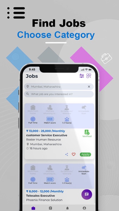 Hands On Jobs: Job Search Screenshot