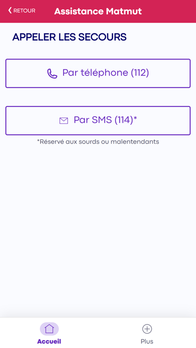 Assistance Matmut Screenshot