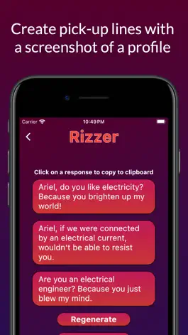 Game screenshot Rizzer - AI Dating Wingman hack