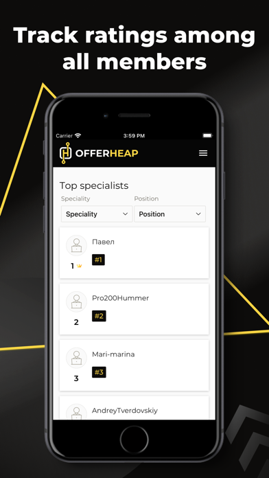 Offerheap: IT Recruitment Screenshot