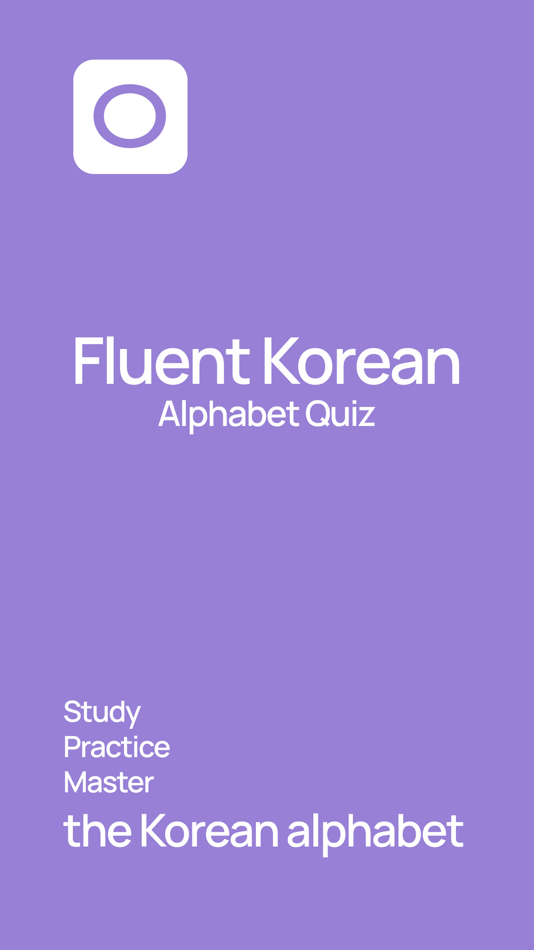 #1. Fluent Korean: Alphabet Quiz (iOS) 由: David Chiche