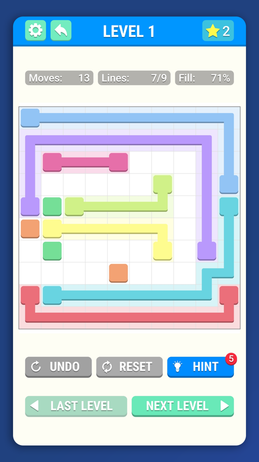 #4. Connecting Dots Puzzle (iOS) By: Arjun Cherukuri