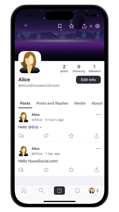 NuwaSocial Screenshot
