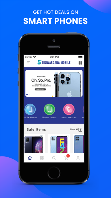 Siriwardana Mobile Screenshot