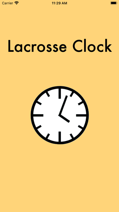 Lacrosse Clock Screenshot