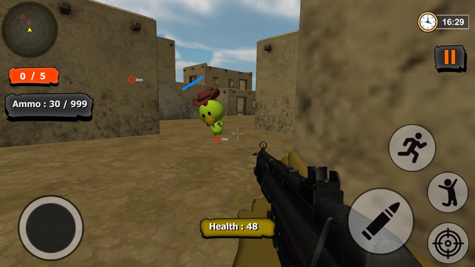 Chicken Roosters Gun Fight - 1.0 - (iOS)