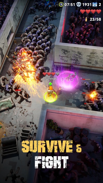 Zombie Waves-shooting game Screenshot