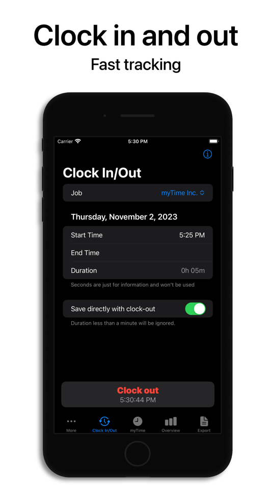 #7. Hours Tracker & Time: myTime (iOS) Podle: Heiner Gerdes