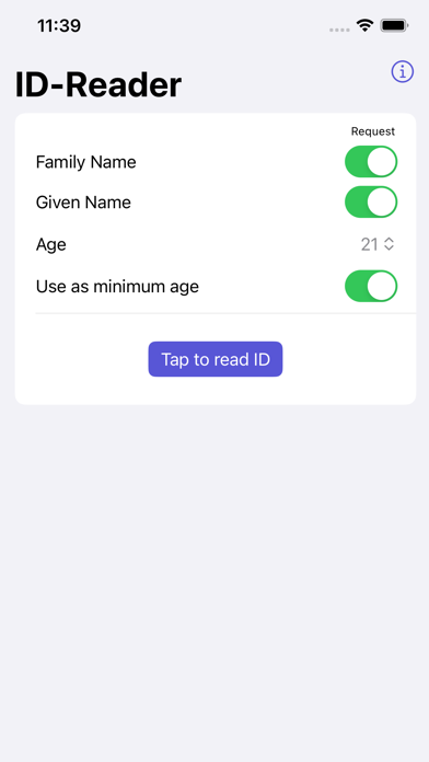 ID-Reader Screenshot