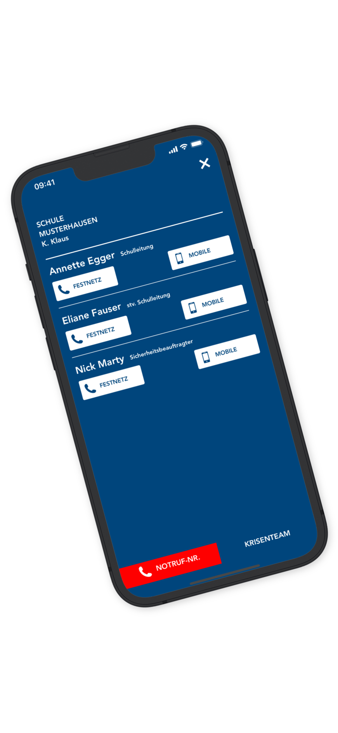 Notfall-App für Schulen