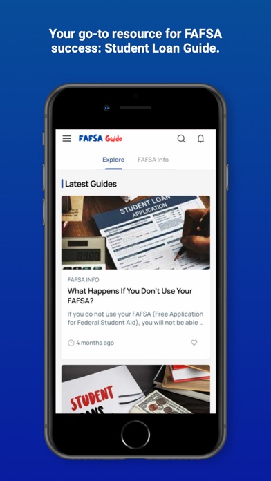 FAFSA Student Aid Loan Guide Screenshot