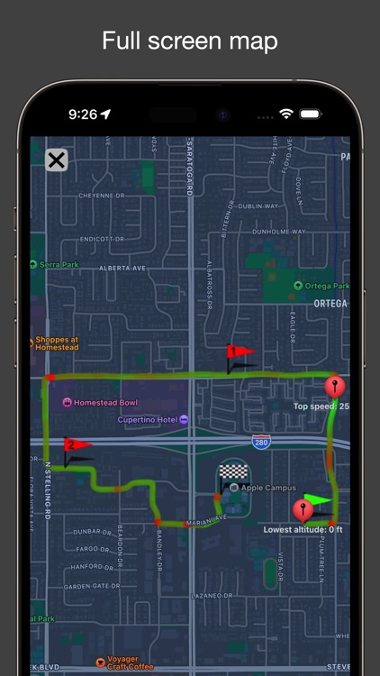 Fitmeter Bike - GPS Cycling screenshot-4