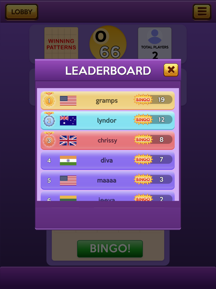 Bingo Non Stop Live Bingo Fun