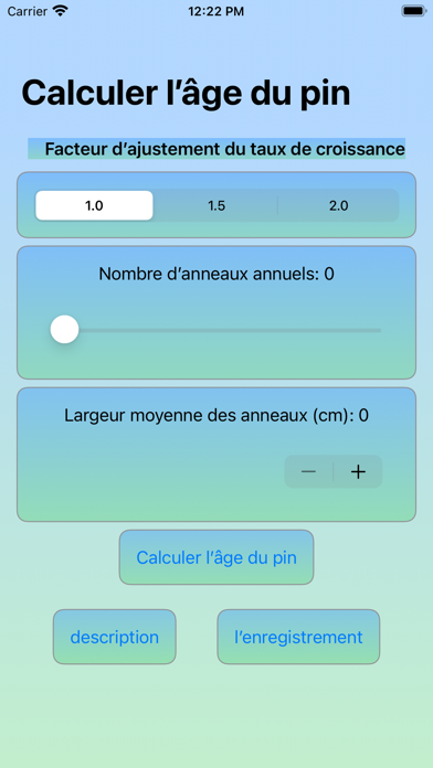 Screenshot #1 pour Calculer l’âge du pin