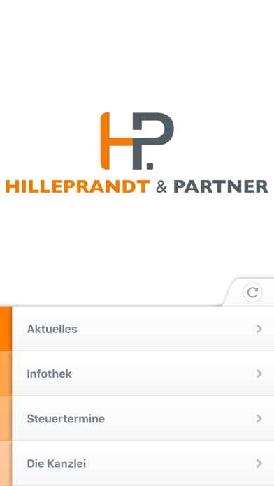 Hilleprandt & Partner StB App Screenshot 1 - AppWisp.com Hilleprandt & Partner StB App Screenshot 1 - AppWisp.com