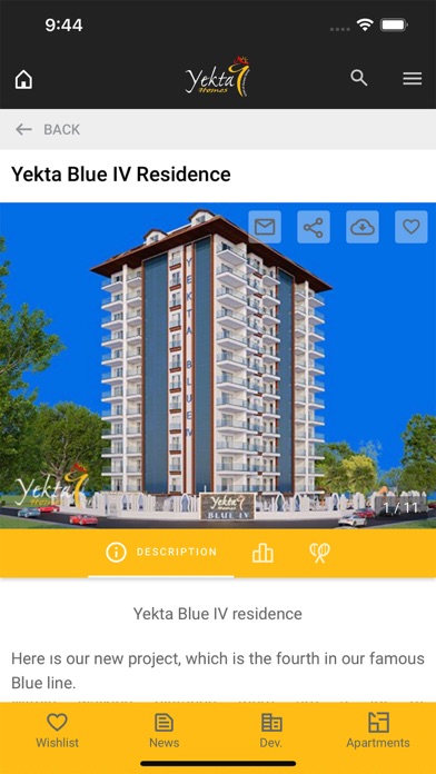 Yekta Homes Property in Turkey Screenshot