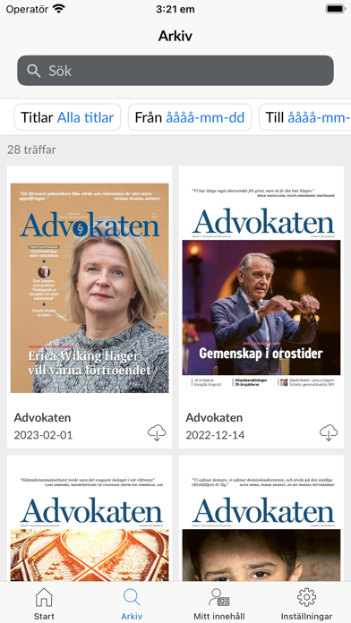 Advokaten Screenshot