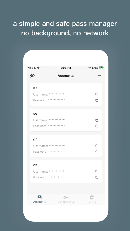 #1. OkPassword - Password manager (iOS) 由: 兵 肖