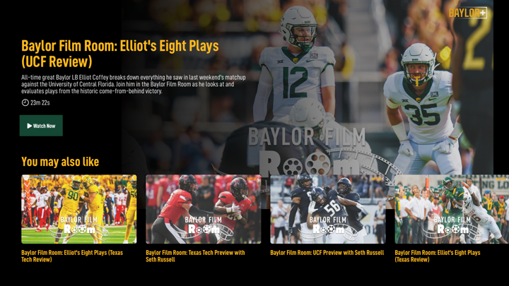 Screenshot #2 pour Baylor+ TV