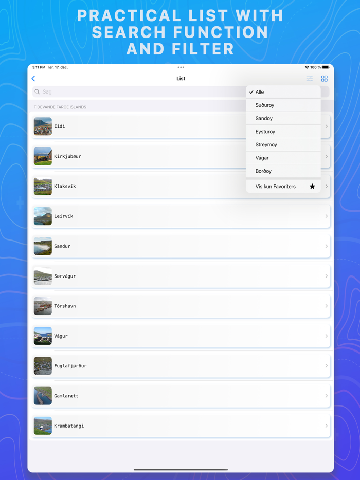 Tidevande Faroe Islands