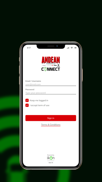 Andean CDJR Connect Screenshot