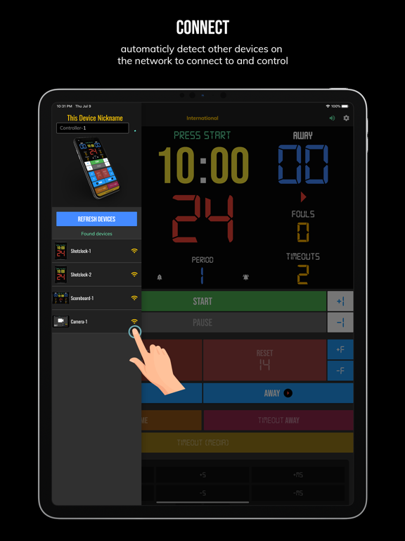 Screenshot #4 pour BT Basketball Controller