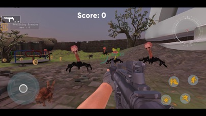 SCP Spider Monster Attack Game Screenshot