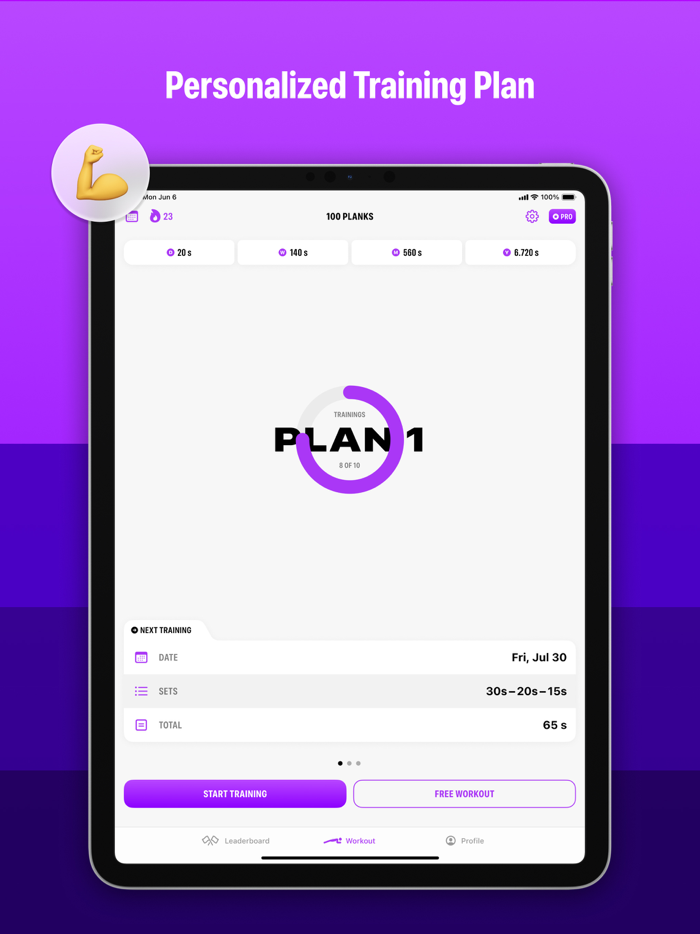 Plank Workout and Fitness App