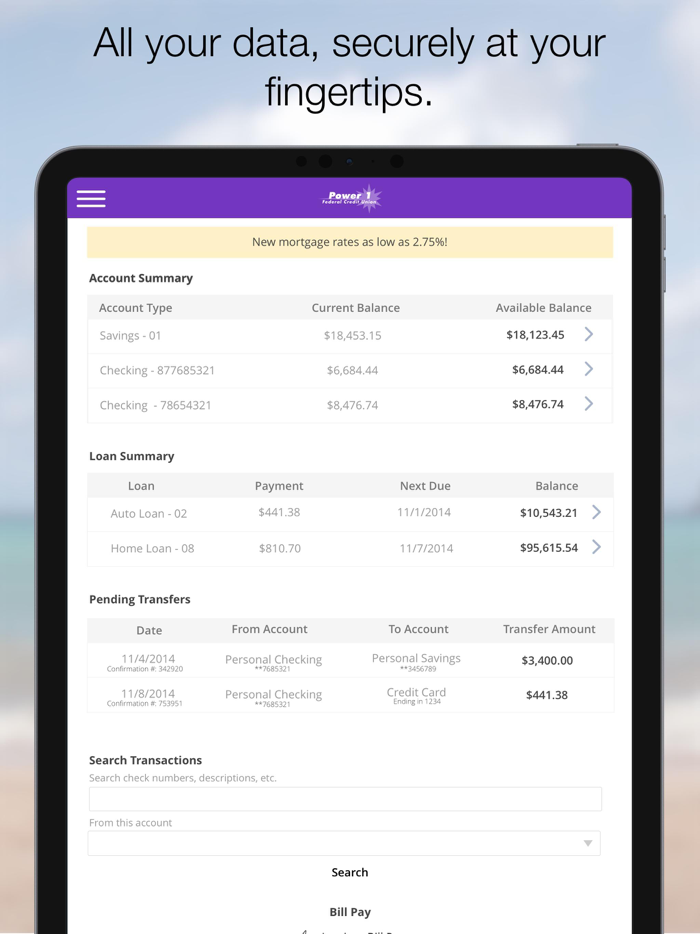 Power One FCU MemberNet