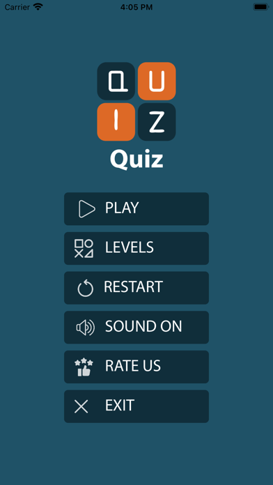Mathematical Quiz Screenshot