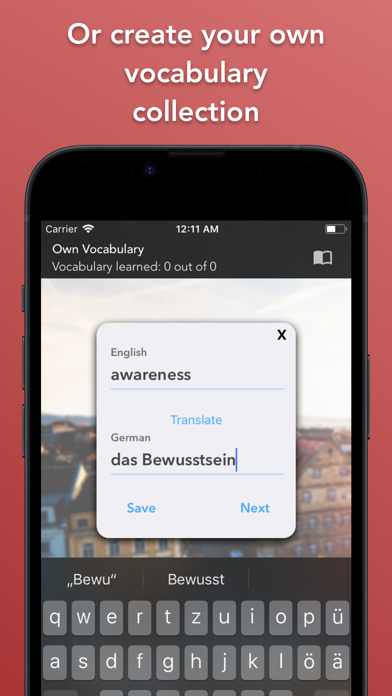 VocApp - Just Vocabulary Screenshot