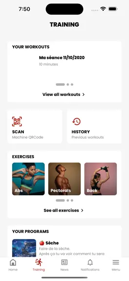 Game screenshot ON AIR FITNESS apk