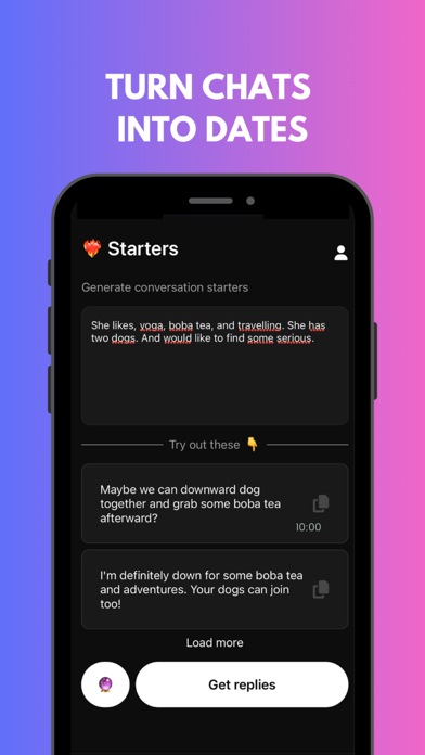 Rizz'ard - AI Dating assistant Screenshot