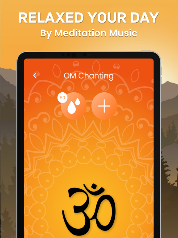 Meditation Music Melodies iPad screenshot 4 - Music app
