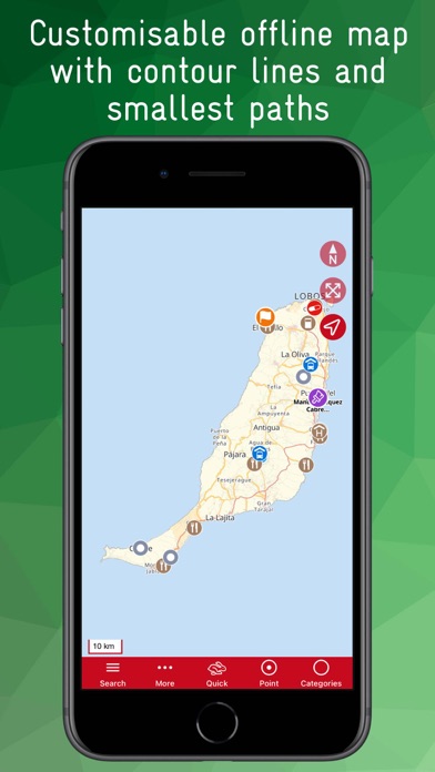 Fuerteventura Offline Mapのおすすめ画像1