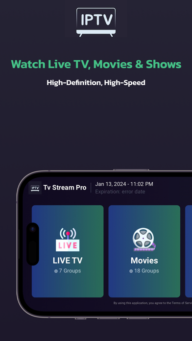 TV Stream Pro: IPTV Player Screenshot