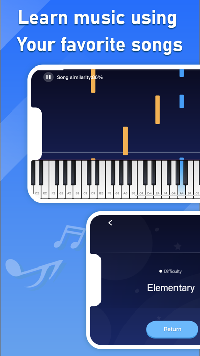 Piano Pro - keyboard & songs Screenshot