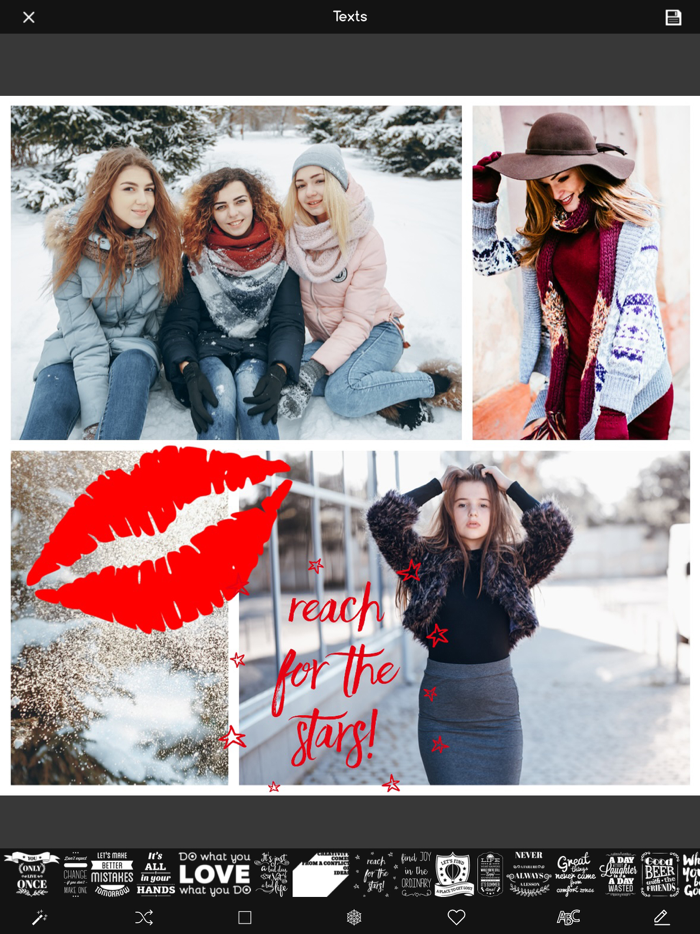 Photo Collage Maker on Layout