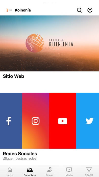 Iglesia Koinonía Screenshot