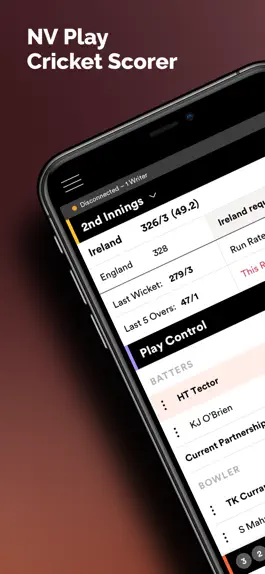 Game screenshot NV Play Cricket Scorer mod apk