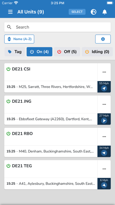 Pinpointers Tracking Screenshot